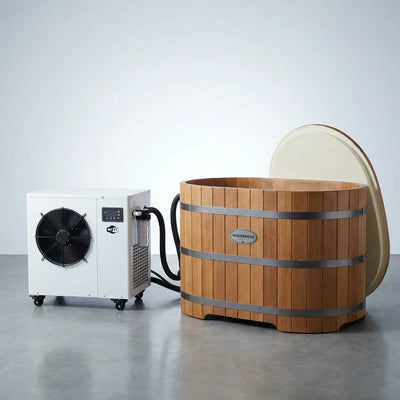 Cold Plunge Tub Designed for Daily Recovery, 1.3 HP Chiller, WiFi App Control, Ozone Sanitization System